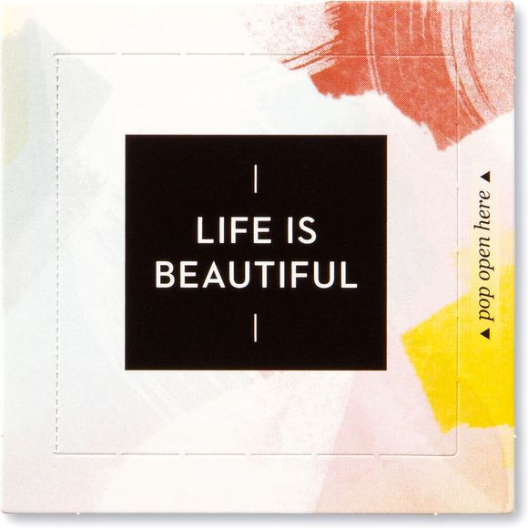 ThoughtFulls Pop-Open Boxed Cards Set Life is Beautiful