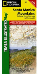 National Geographic TI00000253 Map Of Santa Monica Mountains - California