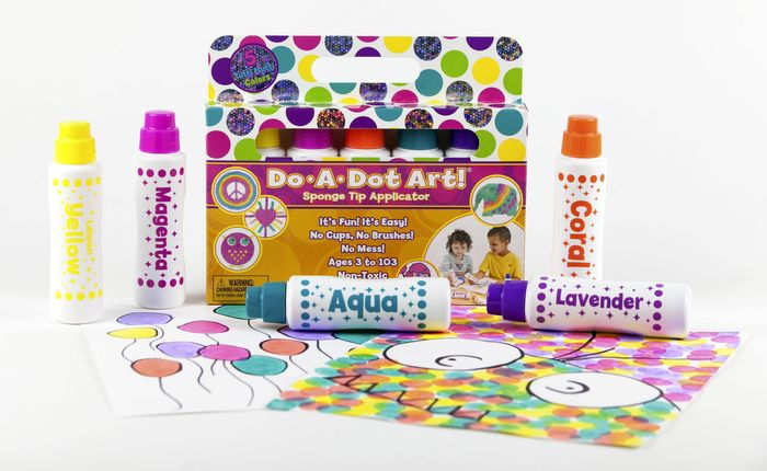 Do-a-Dot Art Markers - Ultra Bright Shimmer Colors, Set of 5