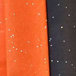 Alternative view 2 of Black and Orange Gemstone Tissue Paper