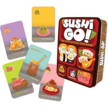 Sushi Go Card Game Characters Sticker for Sale by irchiliart