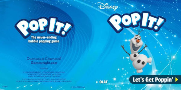 Disney Pop It Frozen, Olaf