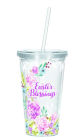 Easter Blessings Cup with Straw