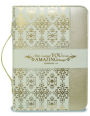 Divine Details: Bible Cover L - Cream and Gold Amazing You