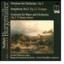 Norbert Burgmüller: Overture of Orchestr; Symphony No. 2; Concerto for Piano and Orchestra No. 1
