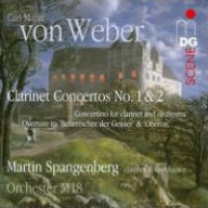 Title: Weber: Clarinet Concertos Nos. 1 & 2; Concertino Overture, Artist: Martin Spangenberg