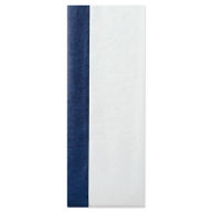 Title: Tissue Paper 8 Sheets Dual Navy White