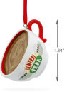 Alternative view 3 of Hallmark WB Friends Central Perk Cafe Coffee Cup Christmas Ornament