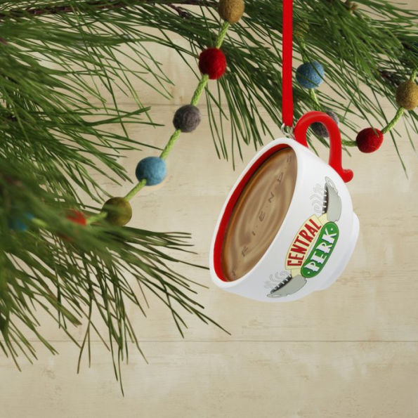 Hallmark WB Friends Central Perk Cafe Coffee Cup Christmas Ornament