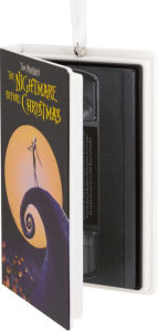 Title: Hallmark Disney Tim Burton's The Nightmare Before Christmas Retro Video Cassette Case Christmas Ornament