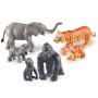 Learning Resources Jumbo Jungle Animals, Mommas and Babies