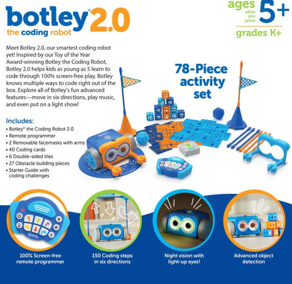 Learning Resources Botley 2.0 the Coding Robot Activity Set