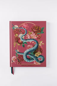 Title: 2025 Collage Snake Bling 17-Month Weekly Large Bound Planner