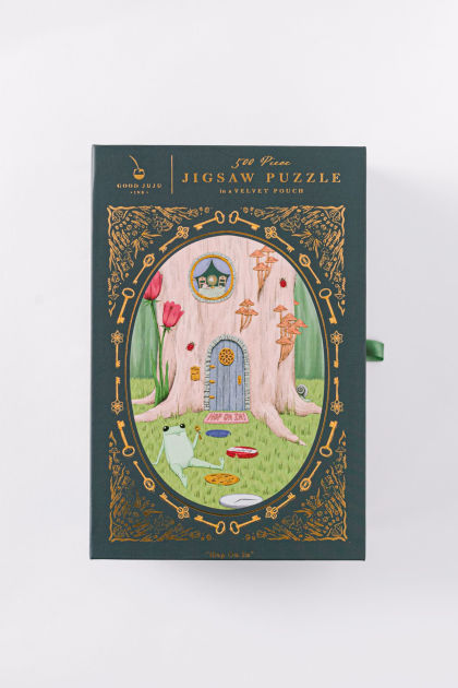 Hop On In Frog 500 Piece Puzzle by Good Juju Ink | Barnes