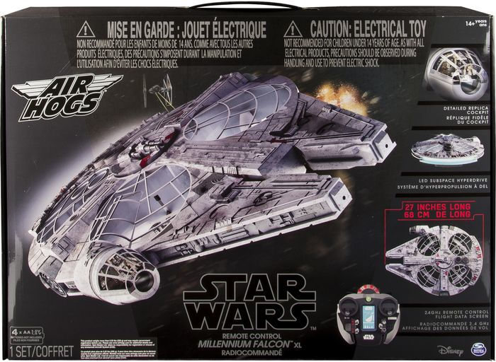 Air hogs star store wars millennium falcon xl