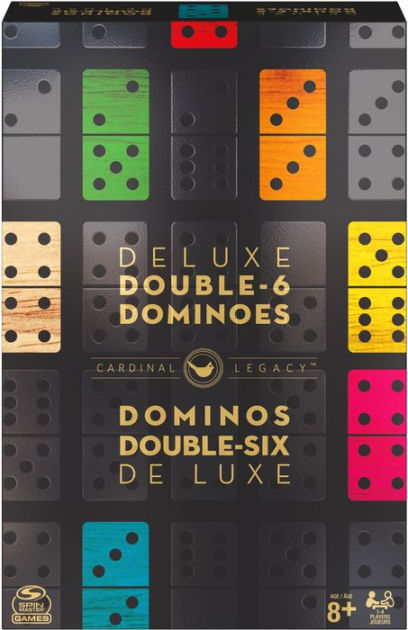 Jogo de Domino Double-Six - Lata de Luxo