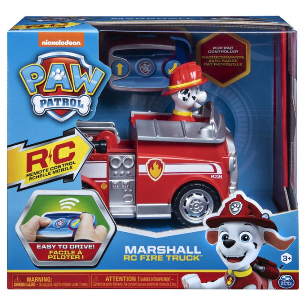 paw patrol marshall fire truck toy