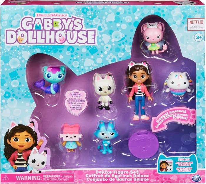 gabby's dollhouse room set