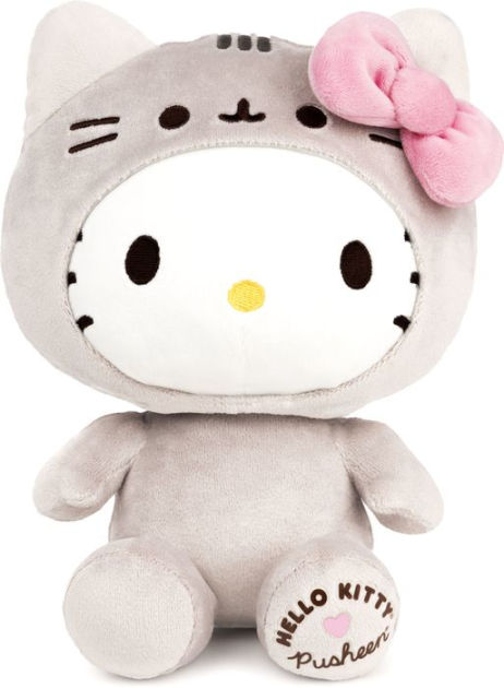 Hello Kitty x Pusheen - Hello Kitty wearing Pusheen onesie plush