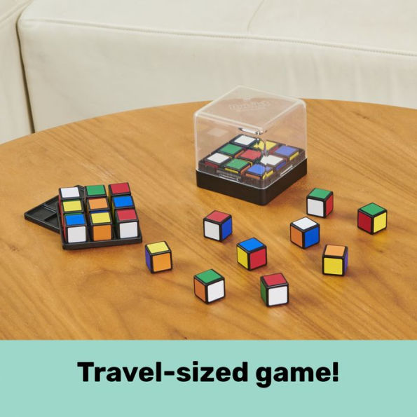 Rubik's Roll, 5-in-1 Dice Games Pack & Go Travel Size Multiplayer Colorful Road Trip Board Game, for Kids & Adults Ages 7 and up