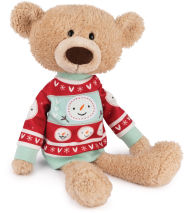 Title: GUND Toothpick with Holiday Sweater Classic Teddy Bear Stuffed Animal for Ages 1 and Up Beige/Red/White, 15