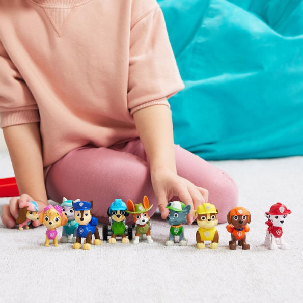 PAW Patrol, 10th Anniversary, All Paws On Deck Toy Figures Gift Pack with 10 Collectible Action Figures, Kids Toys for Ages 3 and up