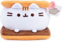 GUND Pusheen S'mores Squisheen Plush Stuffed Animal for Ages 8 and Up Brown/White,12
