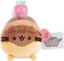 GUND Pusheen Eclair Squisheen Plush, Stuffed Animal for Ages 8 and Up, Brown/Yellow, 11