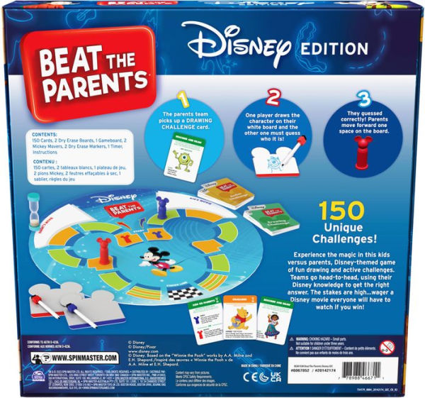 Beat The Parents Disney Board Game