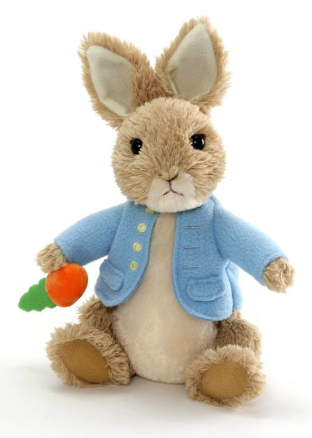 Peter Rabbit with Carrot 6.5 Plush B&N Exclusive by SPIN MASTER