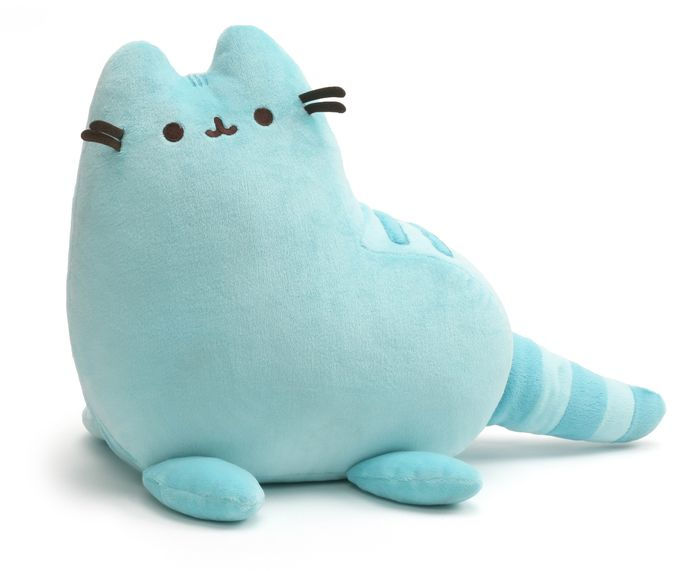 pusheen blue dinosaur