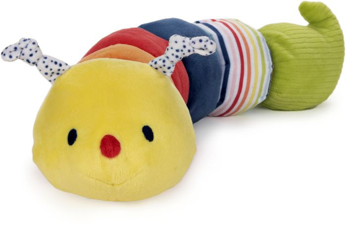 Sensory Caterpillar - Squeaky Dog Toys - Soft, Natural Rubber