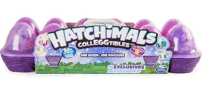 Hatchimals CollEGGtibles Brilho, 12-Pack com ovos embrulhados