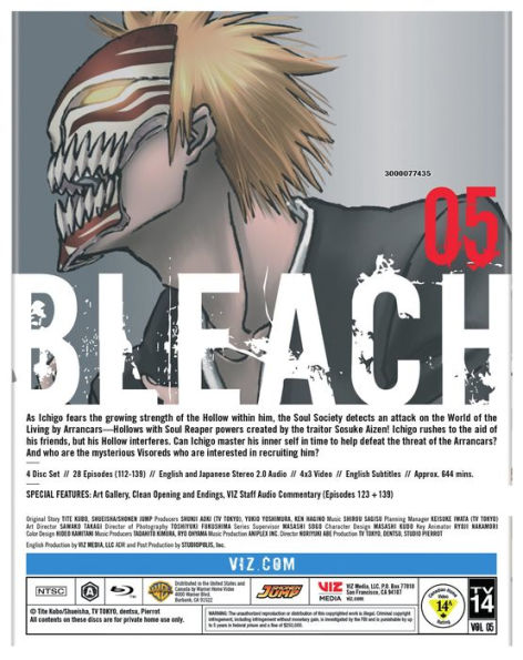 Bleach: Set 5 [Blu-ray] [4 Discs]