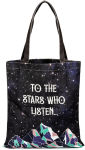 Alternative view 1 of Court of Thorns And Roses To The Stars Who Listen Tote Bag ACOTAR