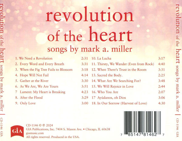 Revolution of the Heart: Songs by Mark A. Miller