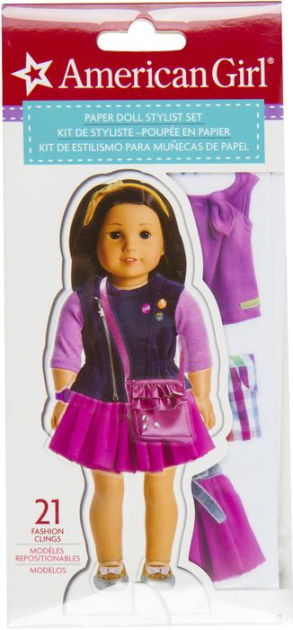 american girl paper doll fashion stylist set