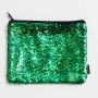 Sequin Pouch - Mermaid/Black