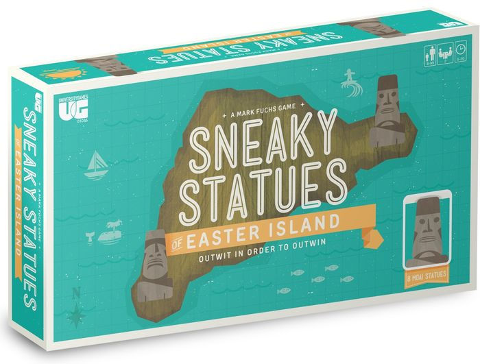 Sneaky Statues of Easter Island Board Game by University Games Barnes