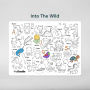 Alternative view 2 of Into The Wild - Reusable silicone A3 mat: A to Z Animals