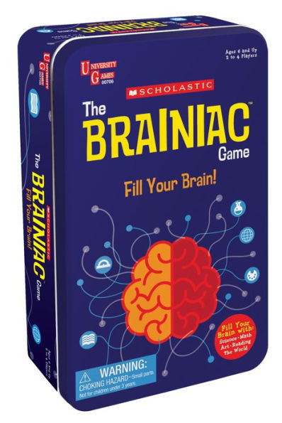 Scholastic The Brainiac Game Tin