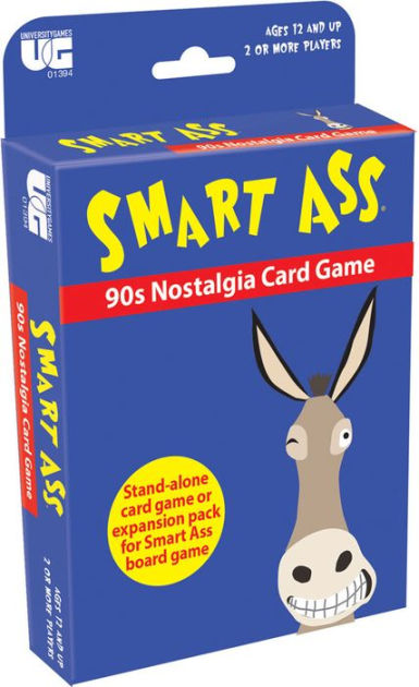 University Games Smart Ass 90's Nostalgia Card Game Stand Alone Expansion R1 for sale online 