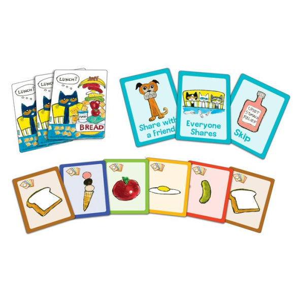 Pete the Cat Big Lunch Card Game Tin