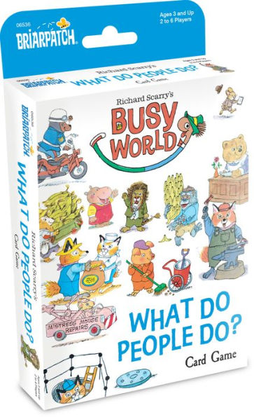 Richard Scarry What Do People Do? Card Game