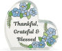 Heart of AngelStar Glass Plaque - Thankful 3