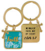 Golden Wisdom Key Chain 2 Cor 5:17 Faith