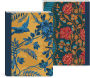 Bird Toile Floral Fabric Spine Journal