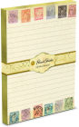 Stamps Gilded Notepad