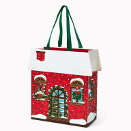 Title: Holiday House Medium Die-Cut Gift Bag