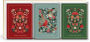 Holiday Card Trio Set Stationery Christmas Garden